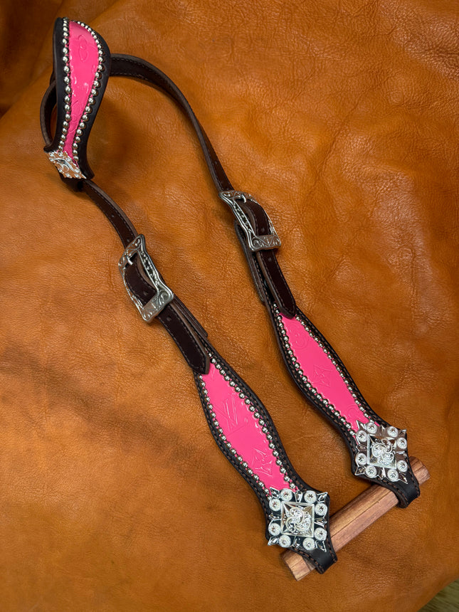 Pink Designer Inspired Headstall