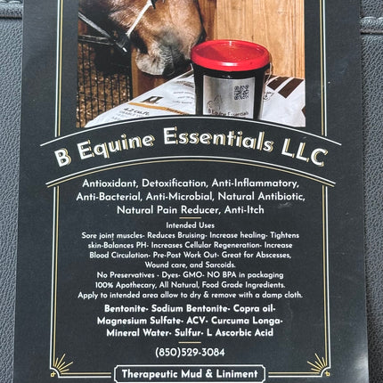 B Equine Mud 1lb
