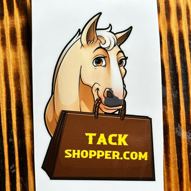 Small Tack Shopper Sticker